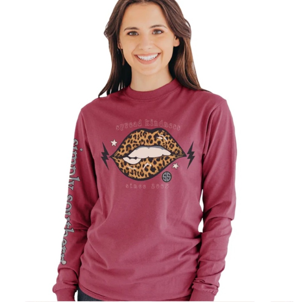 Simply Southern Burgundy Top